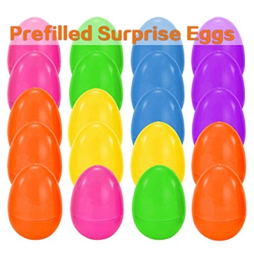 50 Prefilled Mochi Squishy Easter Eggs for Kids Fun