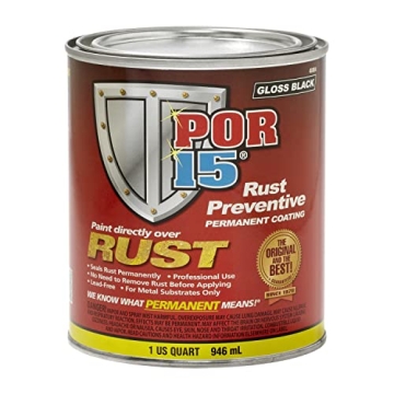 POR-15 Rust Preventive Paint, Stop Rust and Corrosion Permanently, Anti-rust, Non-porous Protective ...