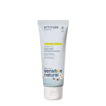 Attitude Deep Moisturizing Body Cream, Plant and Mineral-Based Ingredients, Vegan and Cruelty-free P...