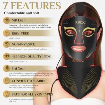 Onisdin Red Light Therapy Mask – Adjustable Brightness for All Skin Types