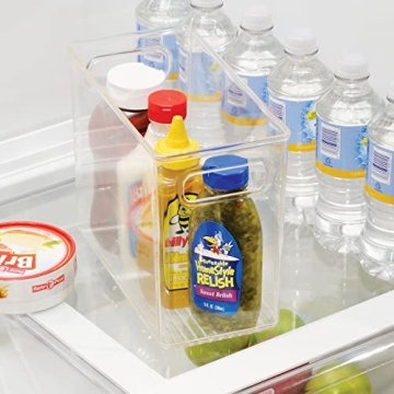 Top mDesign Tall Storage Bins for Kitchen Organization