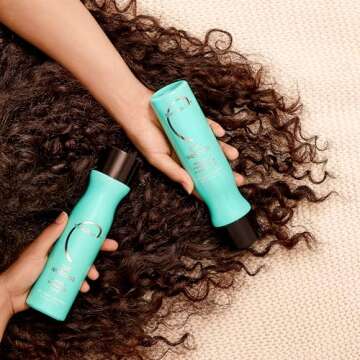 Malibu C Curl Wellness Shampoo (9 oz) - Cleansing Shampoo for Curly Hair to Promote Bounce & Curl Definition - Hair Care for Natural Curls, Textured Hair, and Perms