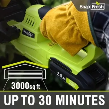 SnapFresh 20V Cordless Hedge Trimmer for Easy Yard Care
