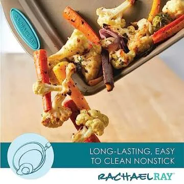 Rachael Ray Nonstick Bakeware Set - 10 Pieces for Perfect Baking