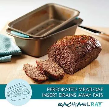 Rachael Ray Nonstick Bakeware Set - 10 Pieces for Perfect Baking