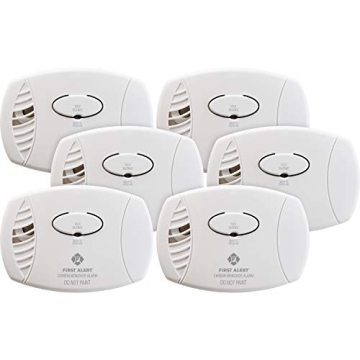 First Alert CO400 Carbon Monoxide Detector 6-Pack