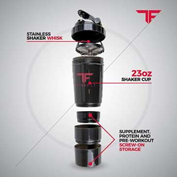 ThinkFit Insulated Meal Prep Lunch Box with 6 Containers