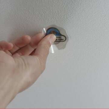 DAP 7079809161 Repair Eclipse Wall Patch, 2 Inch, Clear, 4 Pack,White