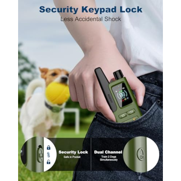 Jugbow Dog Training Collar - 3300FT Range, Waterproof, 4 Modes