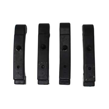 Aftermarket Rubber Radiator Insulator Pads / 4 Core Radiator Upper and Lower Mounts 4 Piece Kit Compatible with Chevrolet Buick Oldsmobile Pontiac