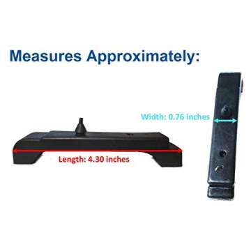 Aftermarket Rubber Radiator Insulator Pads / 4 Core Radiator Upper and Lower Mounts 4 Piece Kit Compatible with Chevrolet Buick Oldsmobile Pontiac