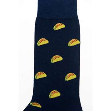 AUSCUFFLINKS Taco Socks - Fun & Quirky Gift for Everyone!