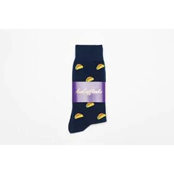 AUSCUFFLINKS Taco Socks for Women and Men