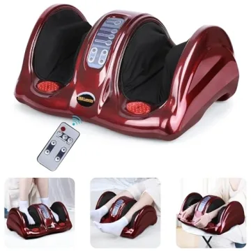 Shiatsu Foot Massager with Remote Control for Deep Relaxation