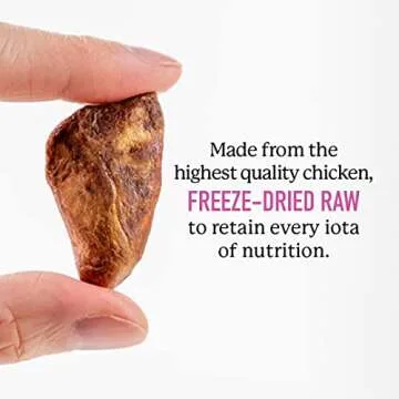 Dr. Harvey's Freeze-Dried Chicken Hearts - Training Dog Treats, Single Ingredient, All-Natural USA Sourced Protein, Allergen-Free - 7 Ounces (Pack of 1)