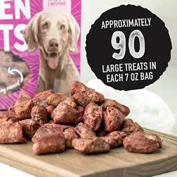Dr. Harvey's Freeze-Dried Chicken Hearts - Training Dog Treats, Single Ingredient, All-Natural USA Sourced Protein, Allergen-Free - 7 Ounces (Pack of 1)