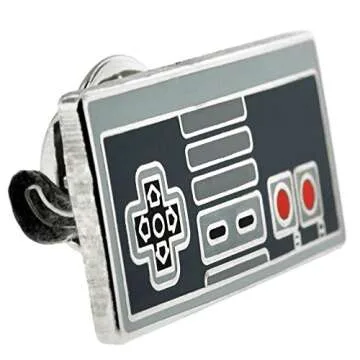 PinMart Retro Video Gaming Original Controller Enamel Lapel Pin Set