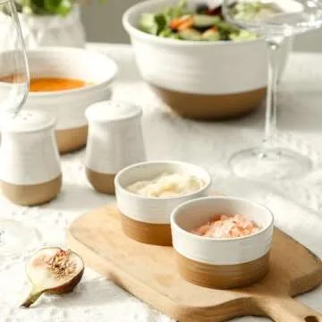 Hasense 4oz Ramekins - Elegant Oven Safe Mini Dishes