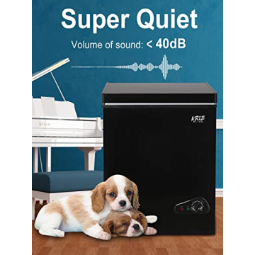 Compact 3.5 Cu.Ft Chest Freezer with Temperature Control