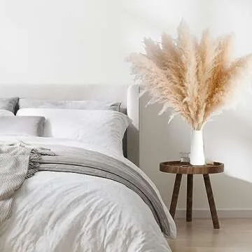 14 Stems 30" inch Dried Pampas Grass Decor Tall, Large Pompas Grass, Boho Neutral Home Decor Bouquet, Fluffy Pampass Grass for Floor Vase Wedding Floral Arrangements Wall Farmhouse Table Decor