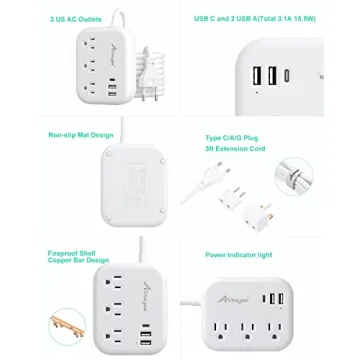 Universal European Travel Adapter for Global Journeys