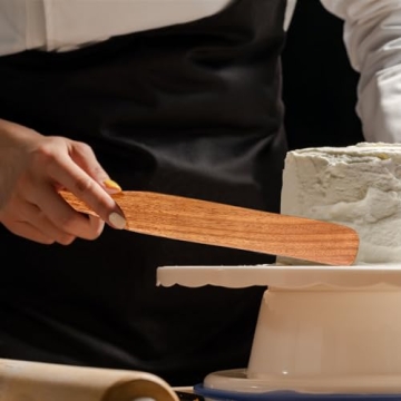 Skinny Wooden Spurtle Perfect for Sourdough and Mixing