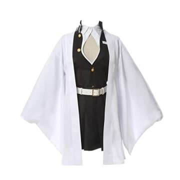 Nuoqi Mitsuri Kanroji Anime Cosplay Costume Set
