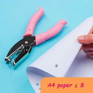 Stylish Handheld Paper Hole Punch for Craft Lovers