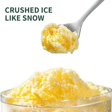 Choxila Shaved Ice Machine Crushed Ice Maker - Snow Cone Machine Ice Crusher Machine for Home with F...