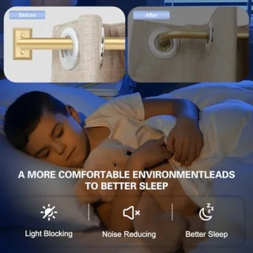 Gold Wrap Around Curtain Rods for Elegant Windows