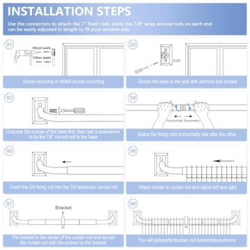 Gold Wrap Around Curtain Rods for Elegant Windows