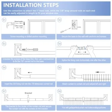 Gold Wrap Around Curtain Rods for Elegant Windows