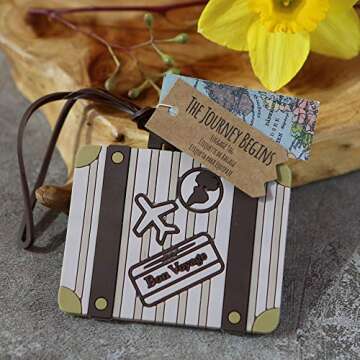 Charming Kate Aspen Luggage Tag for Travel Lovers