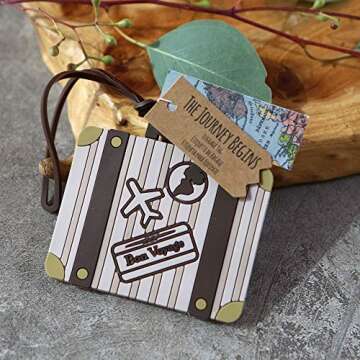 Charming Kate Aspen Luggage Tag for Travel Lovers