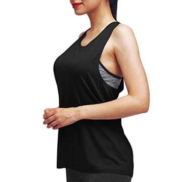 Mippo Women's Yoga & Fitness Racerback Tank Tops