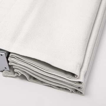 DEJAVU Cordless White Roman Shades for Windows, Fabric Thermal Insulated Window Blinds, Custom Made ...