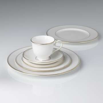 Lenox 100191602 Federal Gold 5-Piece Place Setting