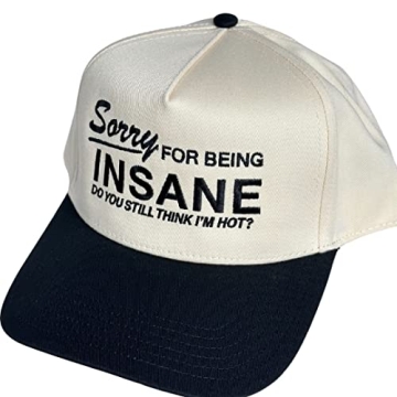 Sorry for Being Insane Vintage Trucker Hat - Trendy Retro Style