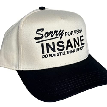 Sorry for Being Insane Vintage Trucker Hat - Trendy Retro Style