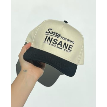 Sorry for Being Insane Vintage Trucker Hat - Trendy Retro Style