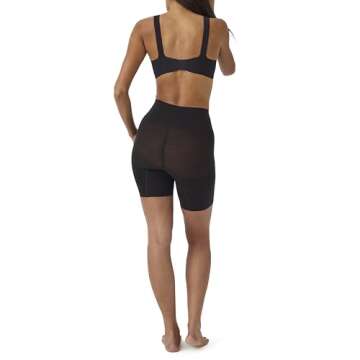 SPANXsculpt Seamless Power Mid-Thigh Short - Core Shapewear - Lightweight, All-Day Shaping & Support - No Panty Lines