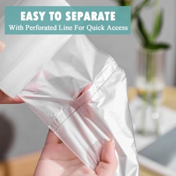 Buy Durable 4 Gallon Trash Bags - 105 Count Unscented