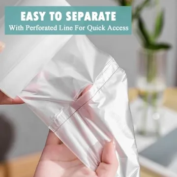 Buy Durable 4 Gallon Trash Bags - 105 Count Unscented