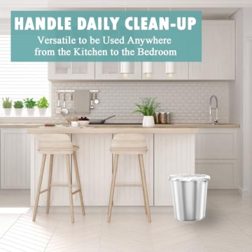 Buy Durable 4 Gallon Trash Bags - 105 Count Unscented