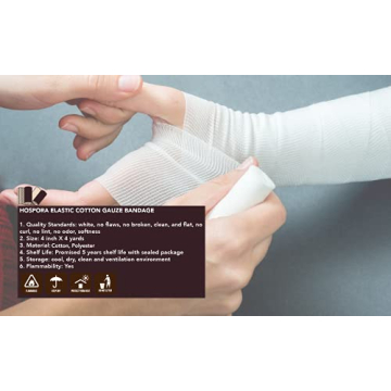 Hospora Medical Elastic Cotton Gauze Roll for First Aid