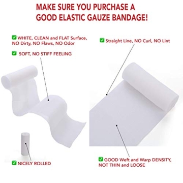 Hospora Medical Elastic Cotton Gauze Roll for First Aid