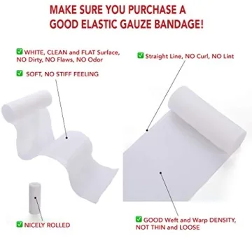 Hospora Medical Elastic Cotton Gauze Roll for First Aid