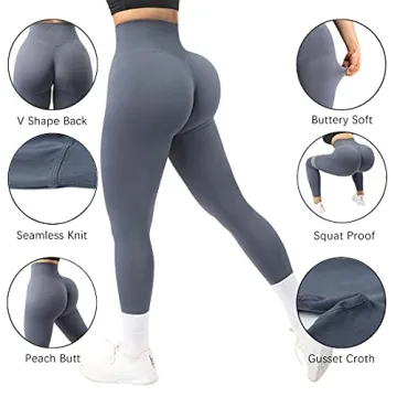 SUUKSESS Seamless Butt Lifting Leggings for Women