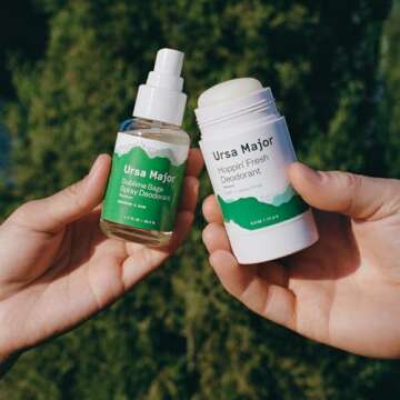 Ursa Major Sublime Sage Natural Spray Deodorant | Aluminum-free, Vegan, Cruelty-free, Non-Staining | 1.79 ounces