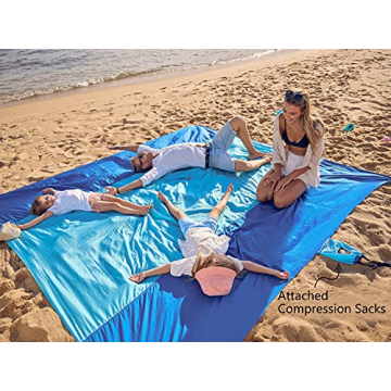 Wekapo Sandproof Beach Blanket Large Quick-Drying Lightweight